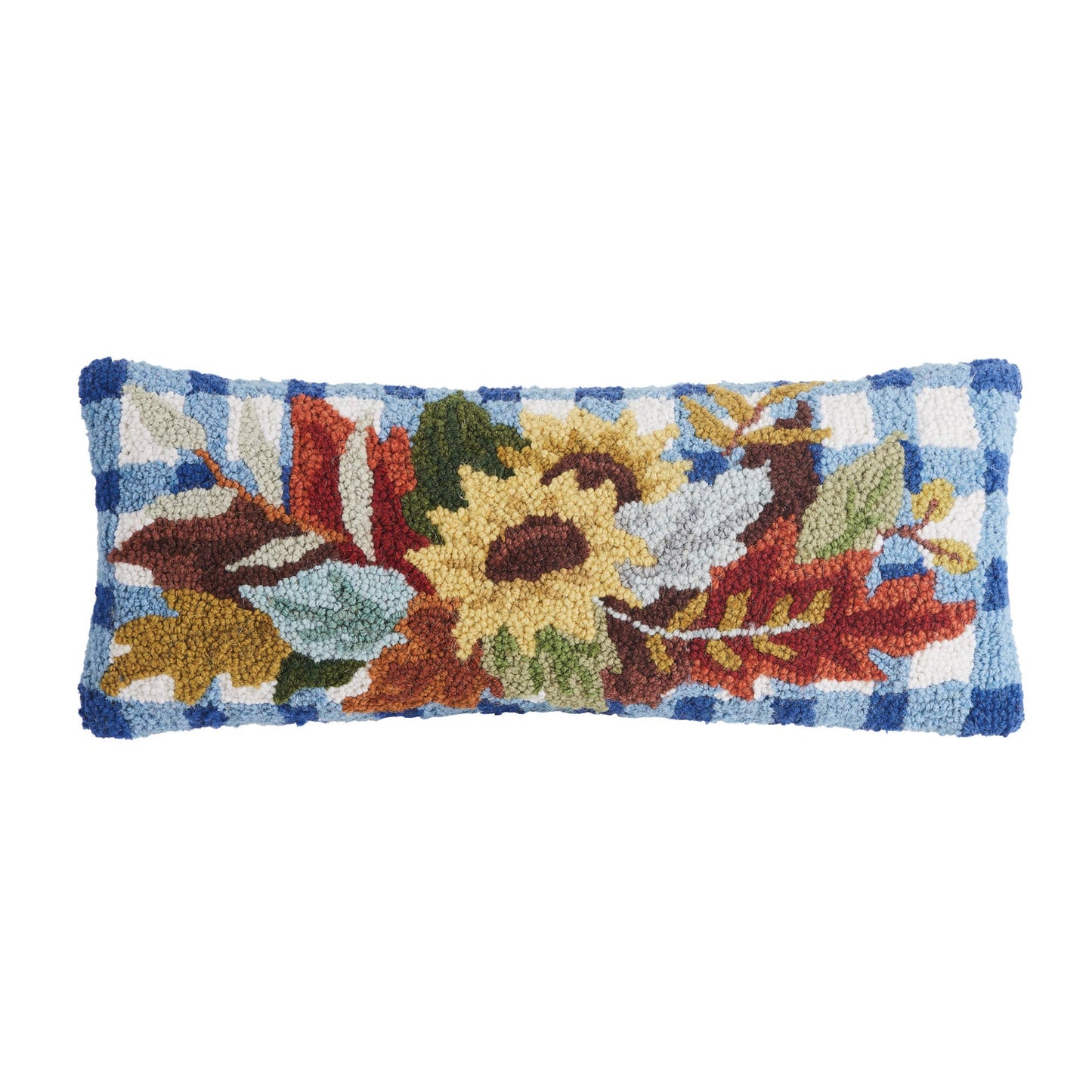 Gingham Flowers Hook Pillow