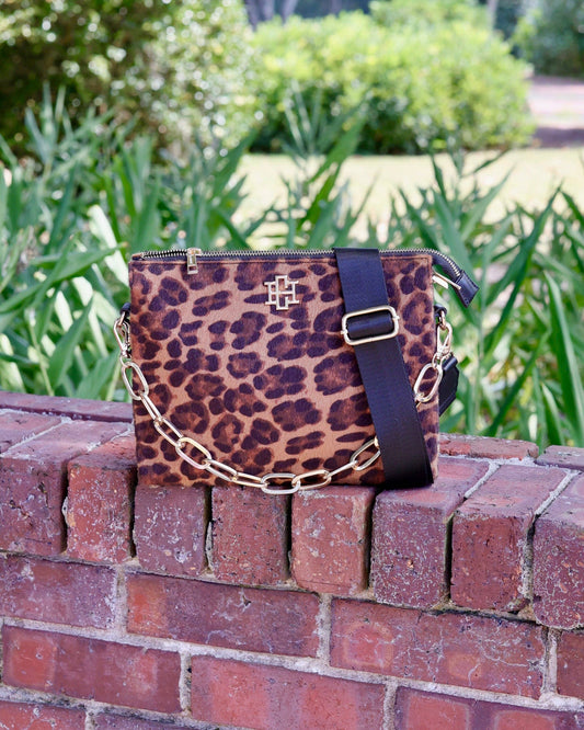 Ariana Crossbody Spotted Saddle: