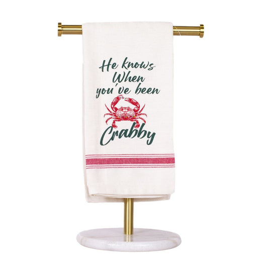 He Knows When You've Bee Crabby Hand Towel