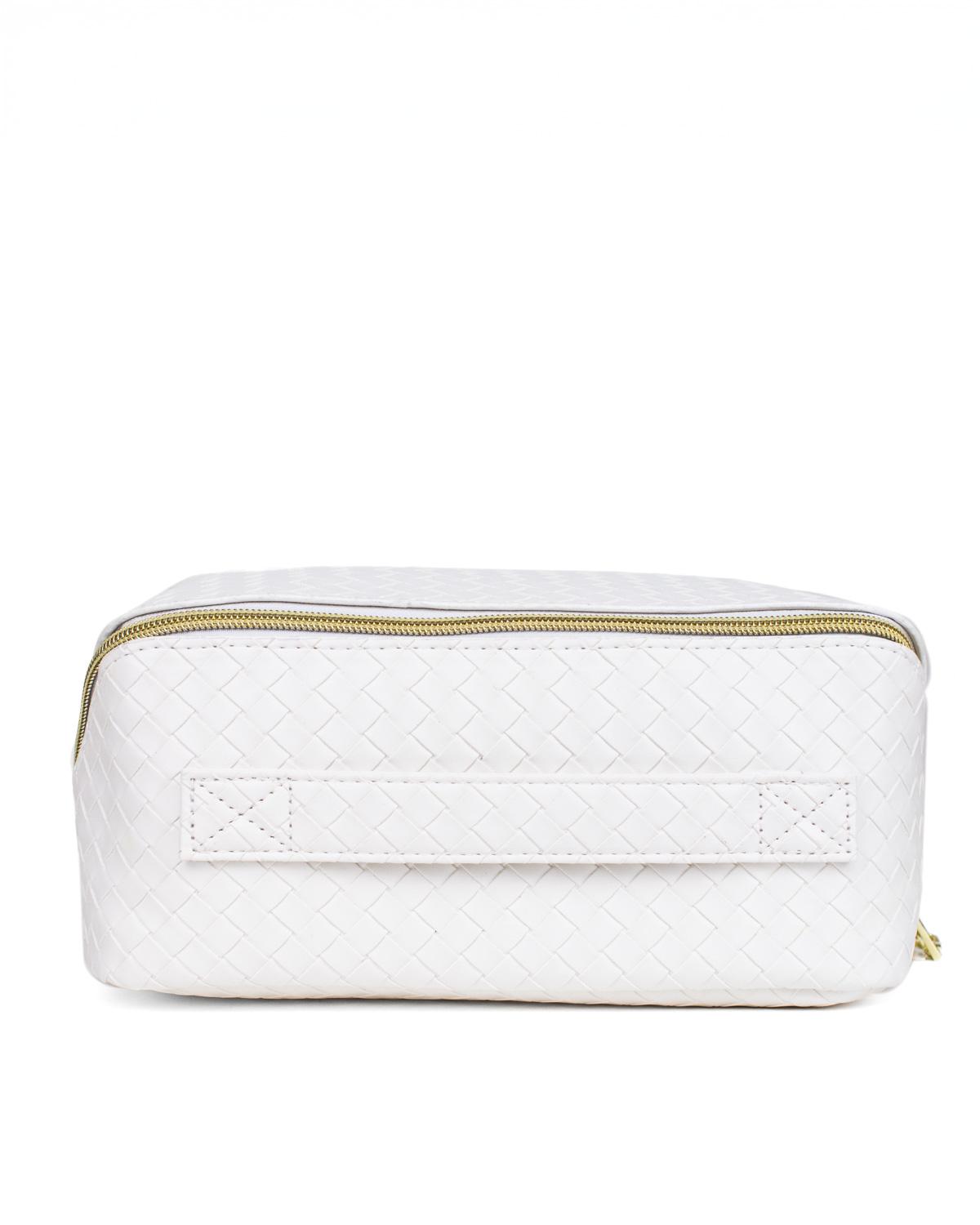 Jolee Cosmetic Bag in White