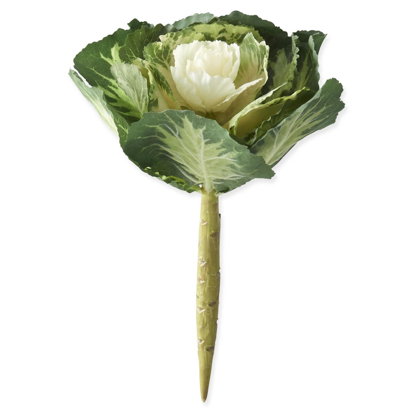 Cream Real Touch Ornamental Cabbage Pick - 13"