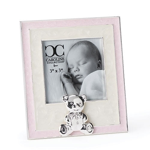Pink Baby Bear Frame 3x3