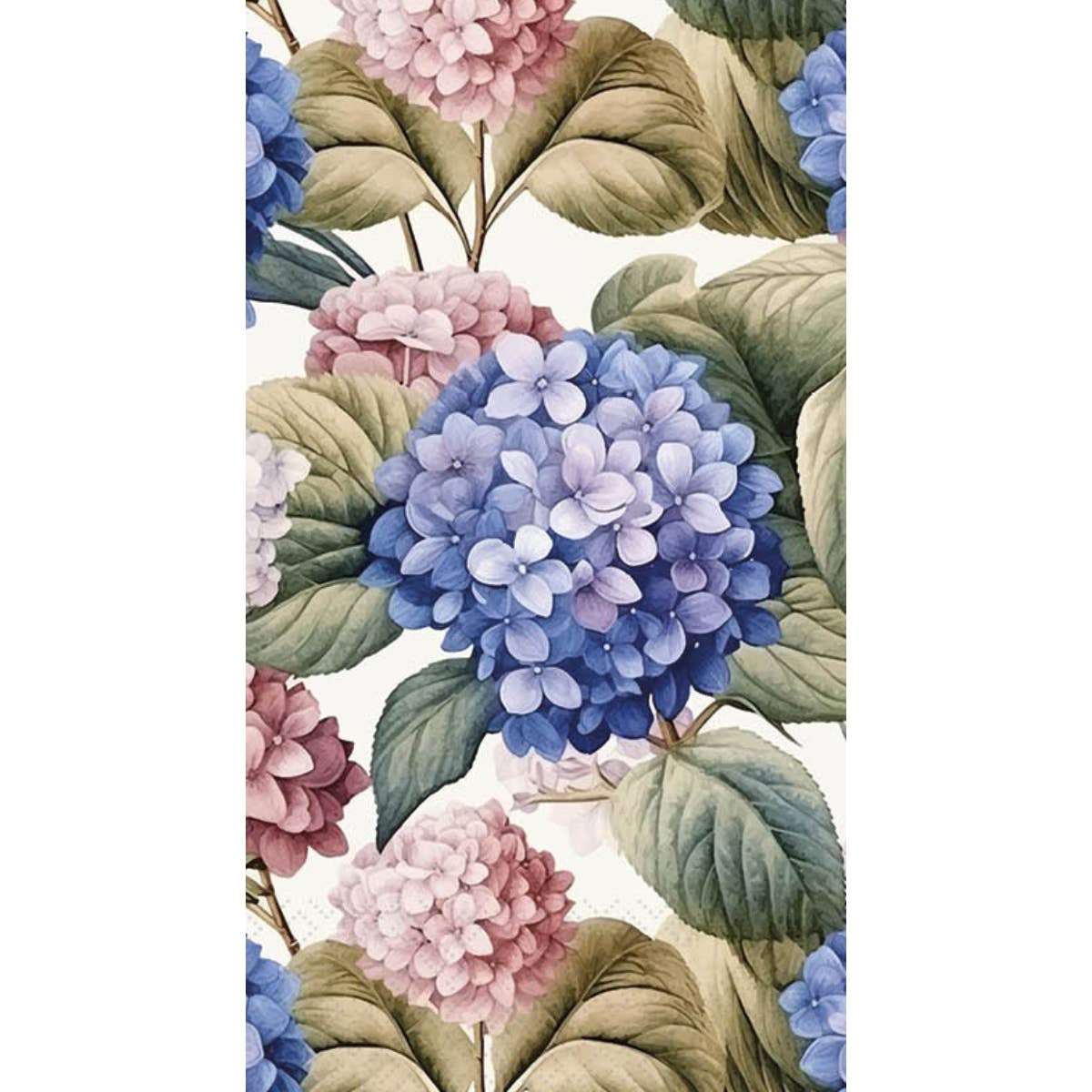 Paper Guest Towels - Painted Hydrangea