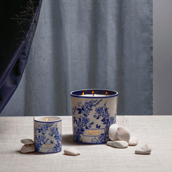Gold & Blue Aromatic Candle