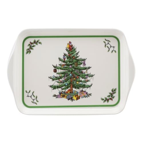 Christmas Tree 3pc Mug and Tray set Nutcracker