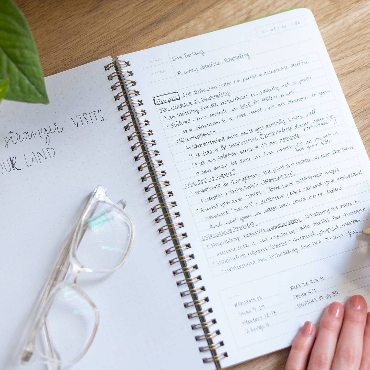 Happy Icons Bible Study Notebook by Callie Danielle