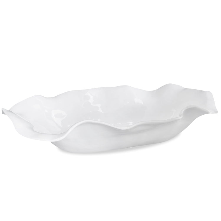 VIDA Havana Extra Large Oval Centerpiece (White)