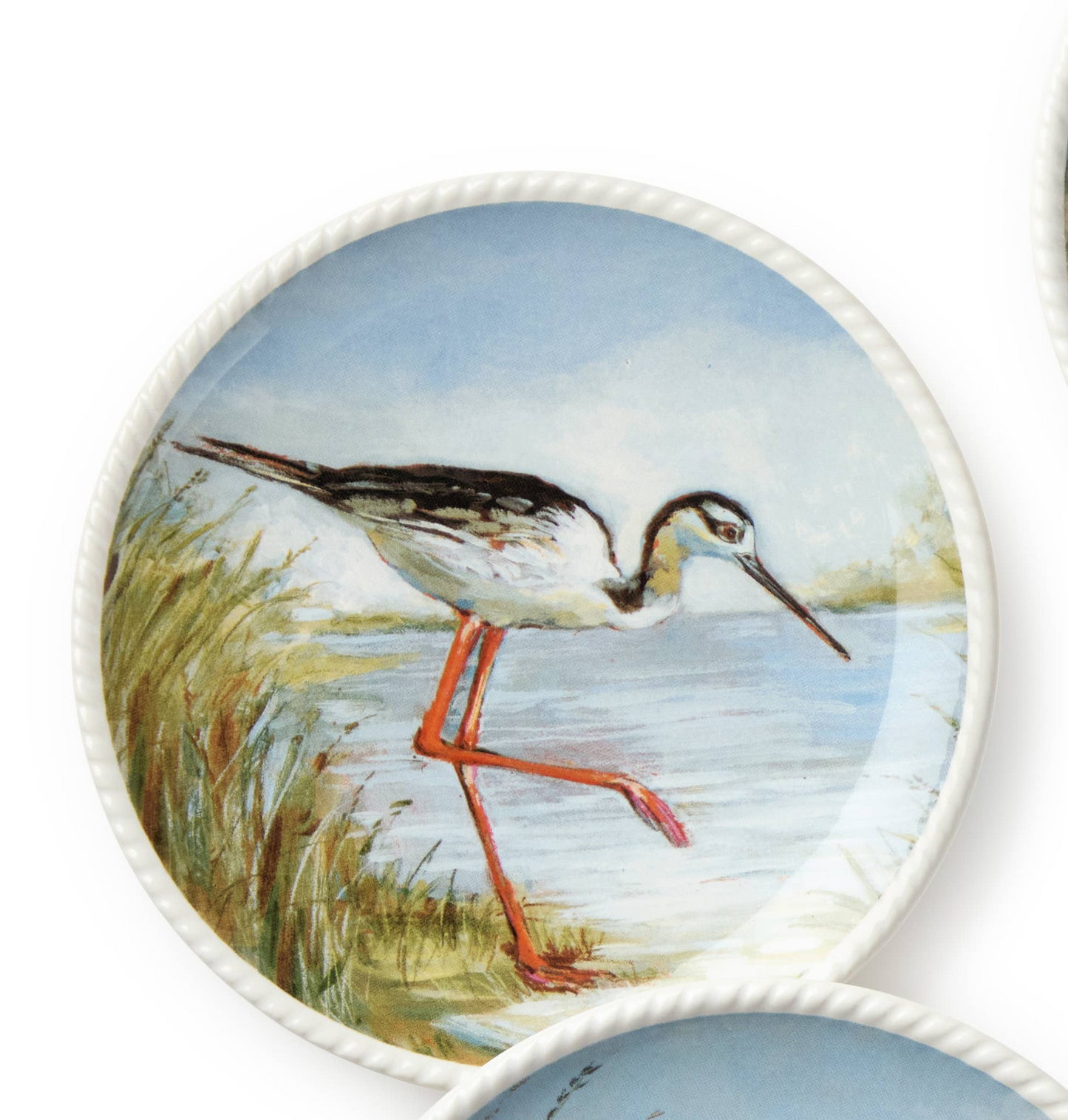 Coastal Birds Canape Plates, 6" (4 Styles)