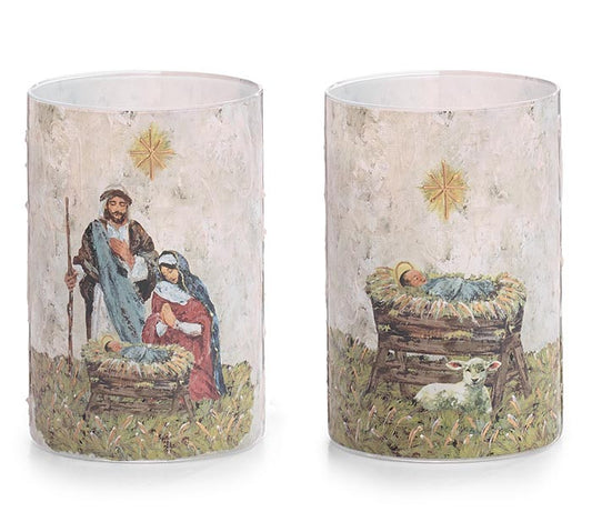 Glass Candleholder (2 Styles)