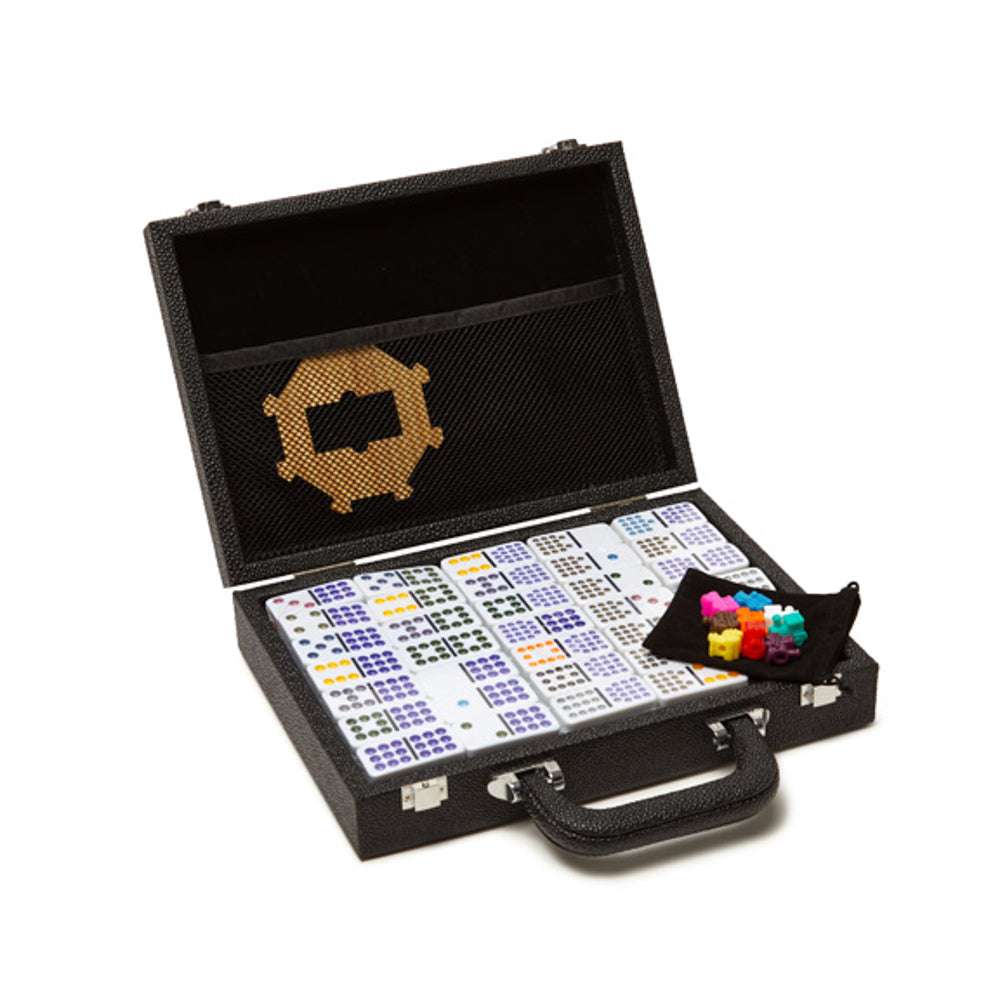 Mexican Train Dominoes Set (black)