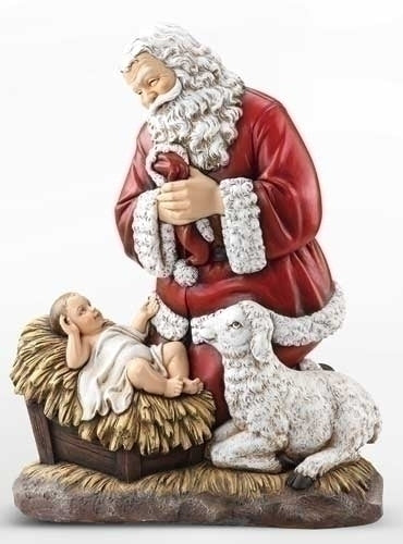 Kneeling Santa Slim Profile - 24"