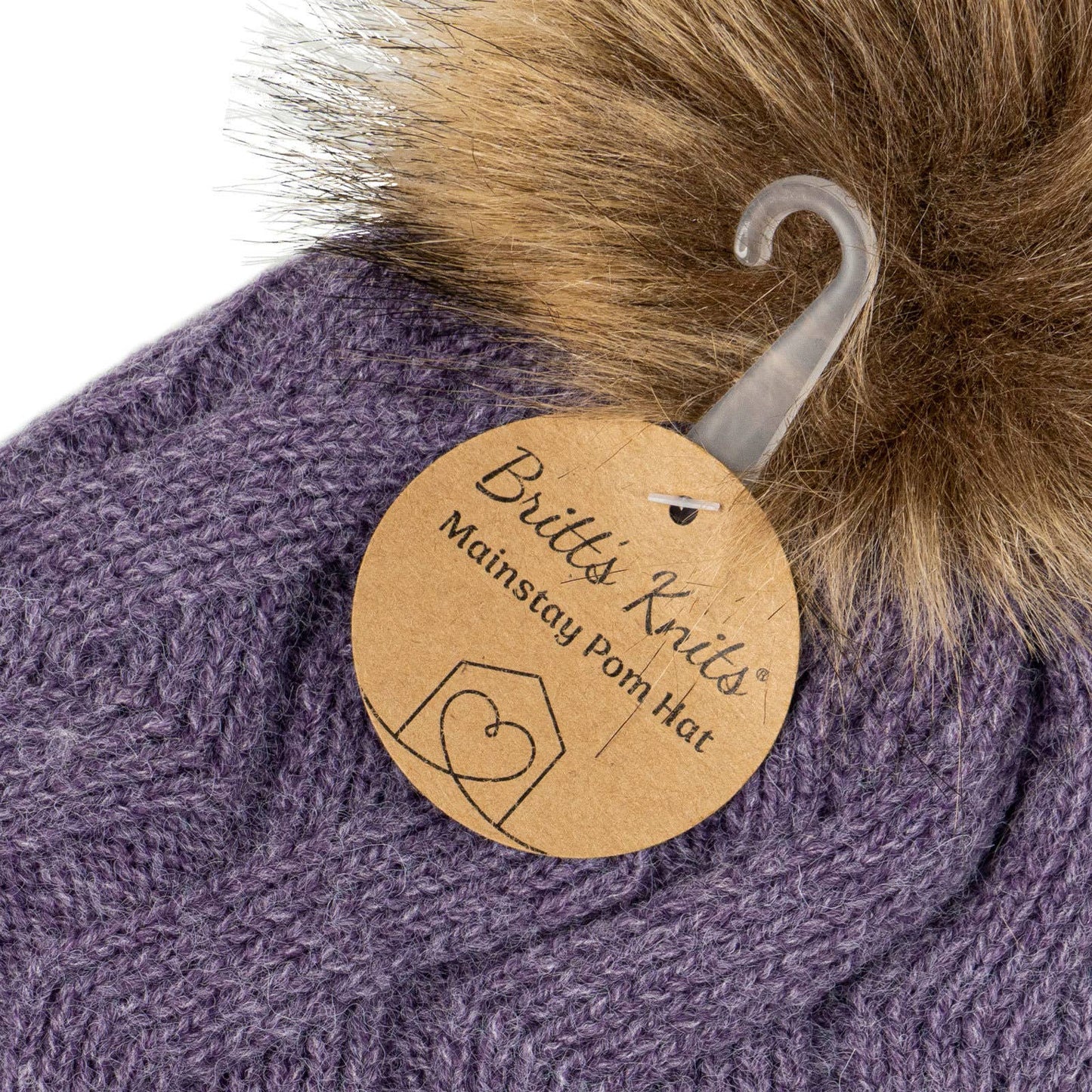 Britt's Knits Mainstay Pom Hat Open Stock: Oat