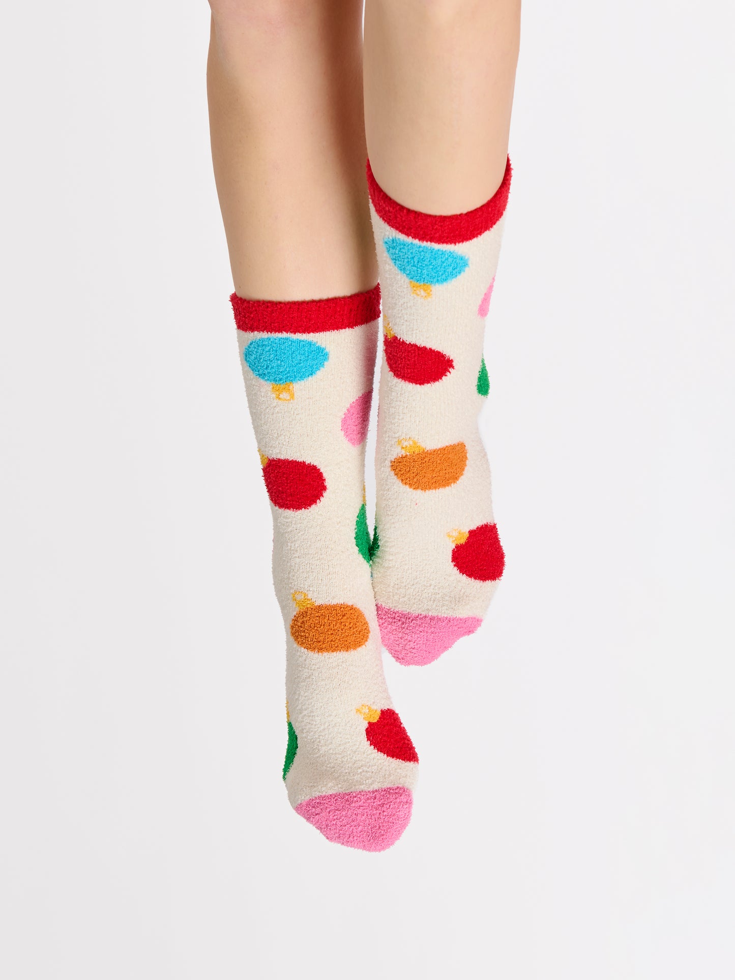 Ornament Socks - Ivory