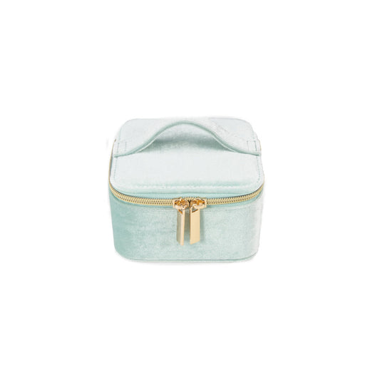 Vera Travel Jewelry Case with Pouch- Sage