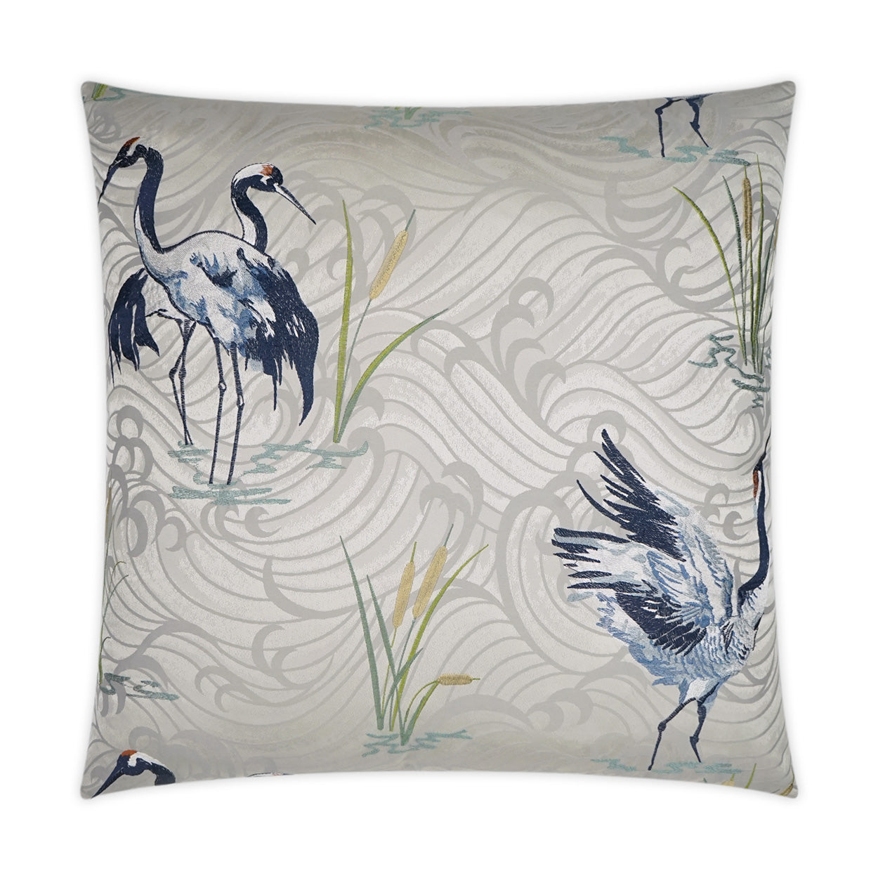Kanji Square- Feather Down Fill Pillow