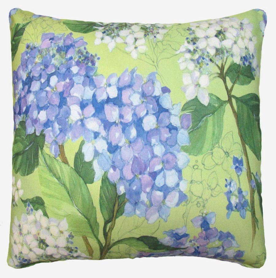 Hydrangea Pair: 18x18