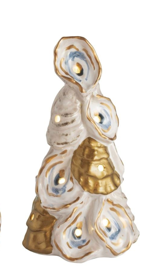 Ceramic Oyster Light Trees (3 Sizes)