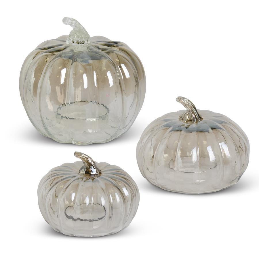 Transparent Glass Pumpkin Cloches (3 Sizes)