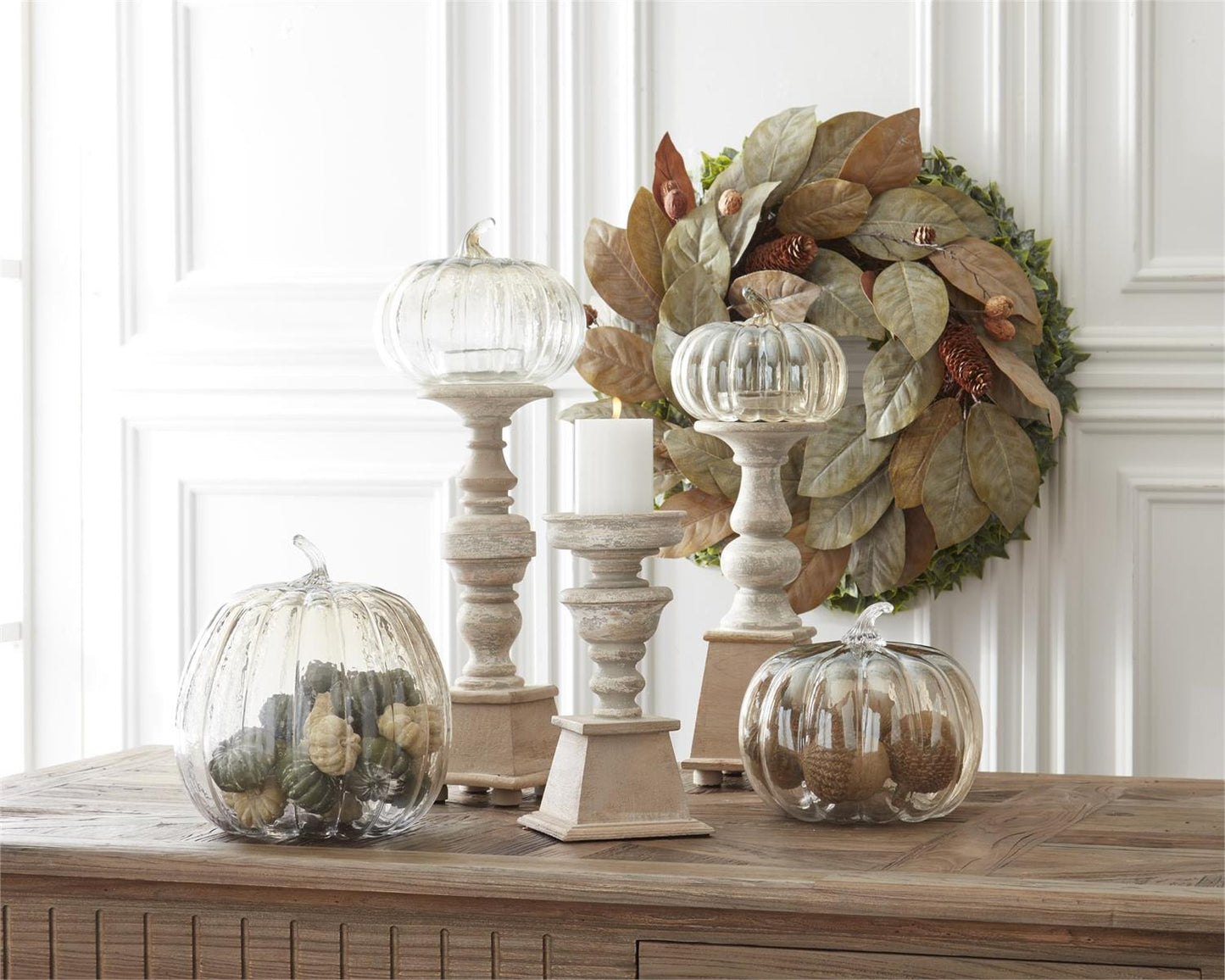 Transparent Glass Pumpkin Cloches (3 Sizes)