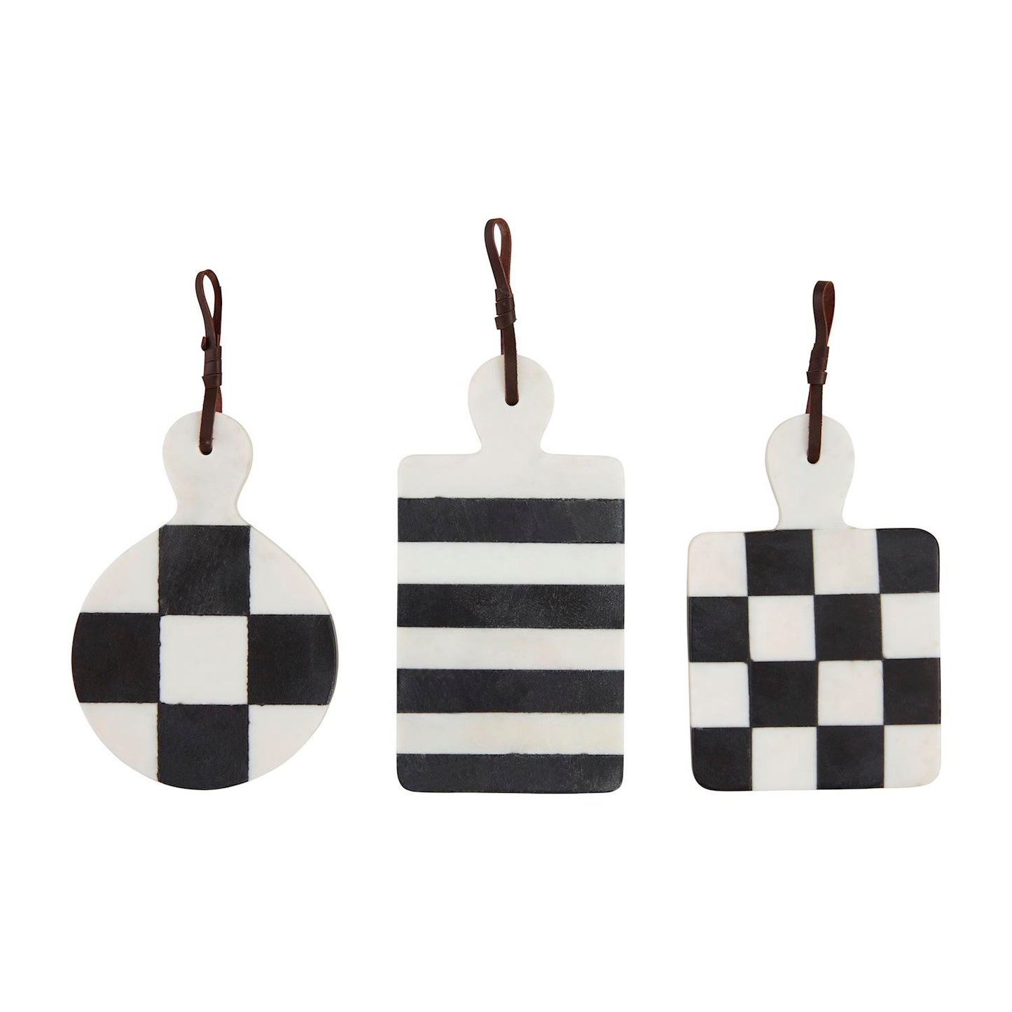Black & White Check Paddle Boards