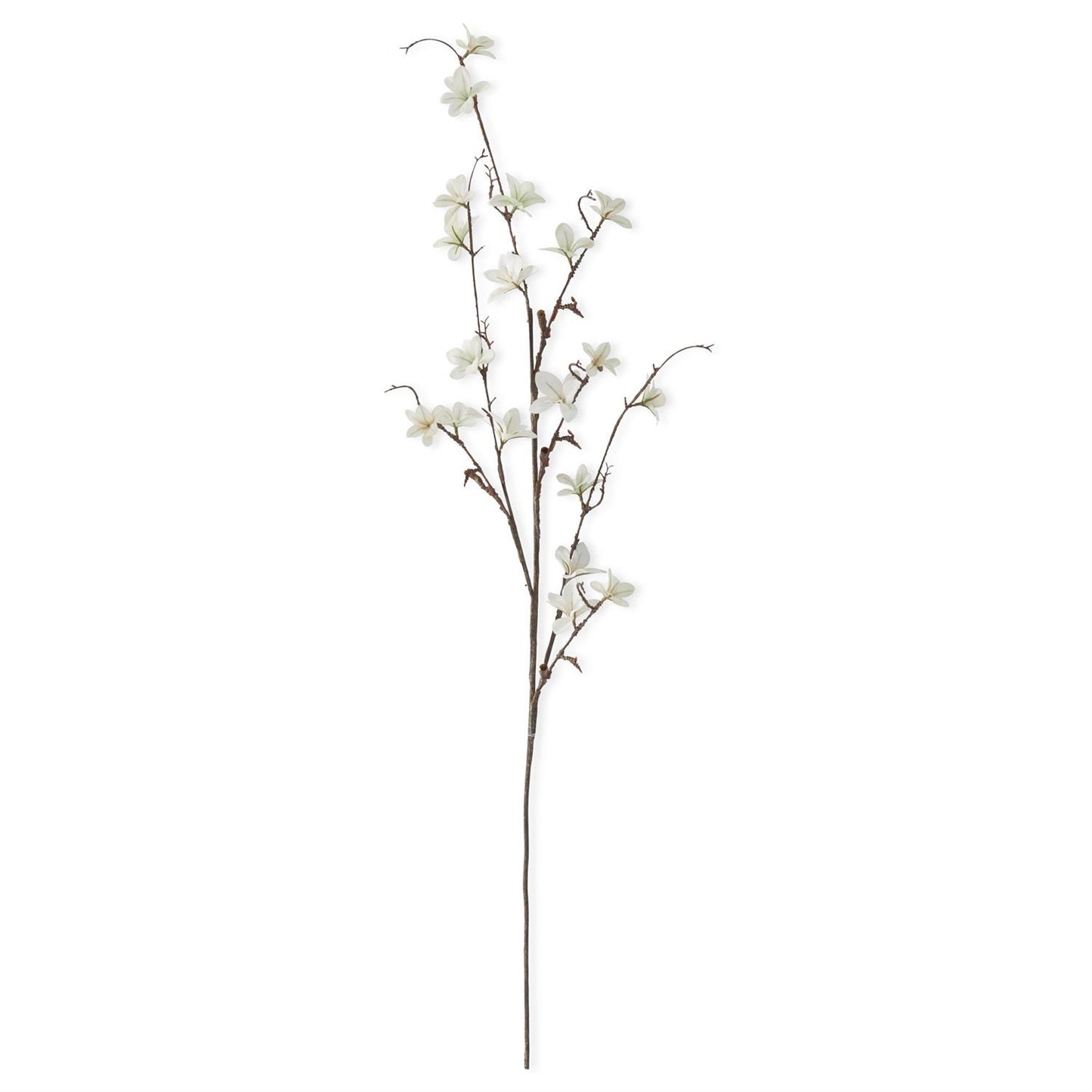 White Magnolia Blossom Spray - 40"