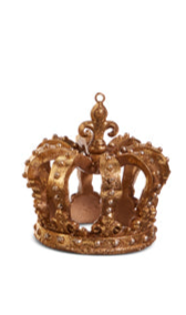 Gold Crown Ornament (3 Styles)