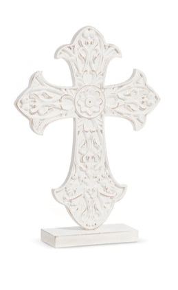 Distressed Cross on Stands ( 2 Styles)