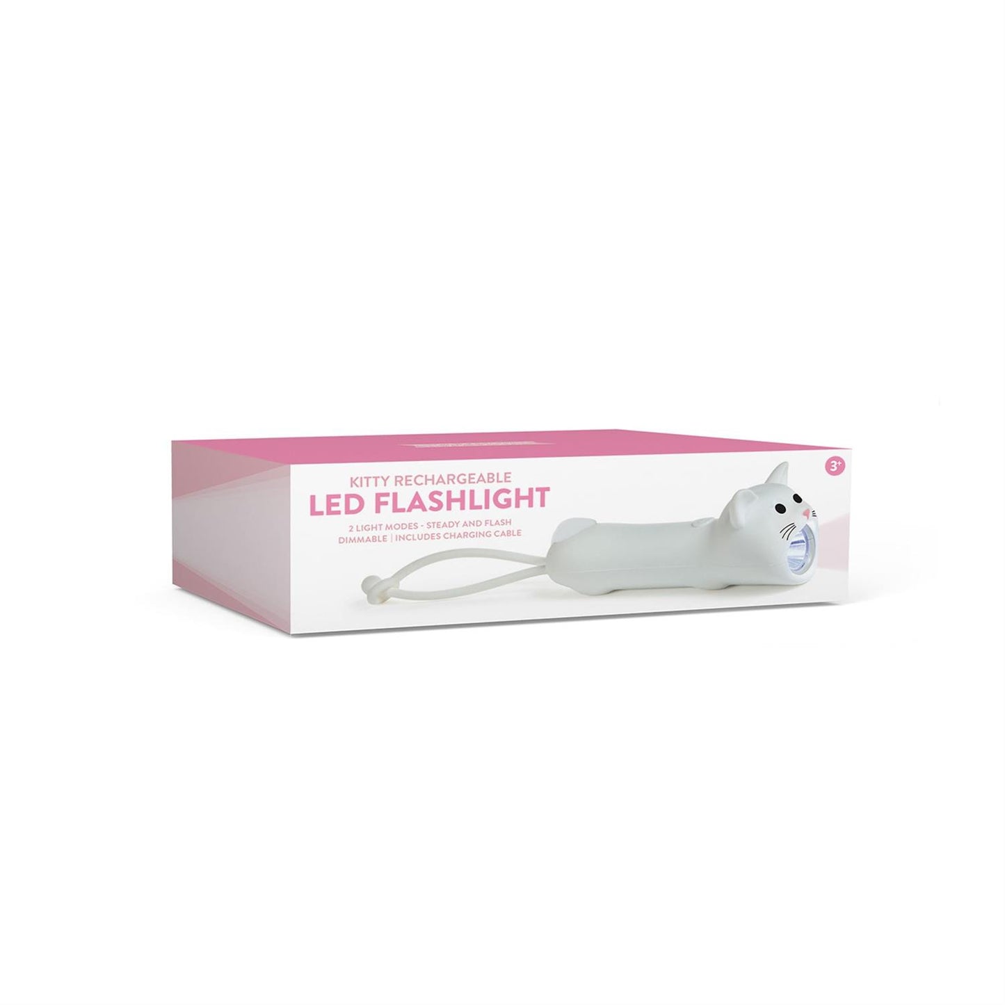 Kitty Rechargeable LED Flashlight in Giftbox
