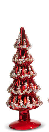Red Beaded Trees (3 Sizes)