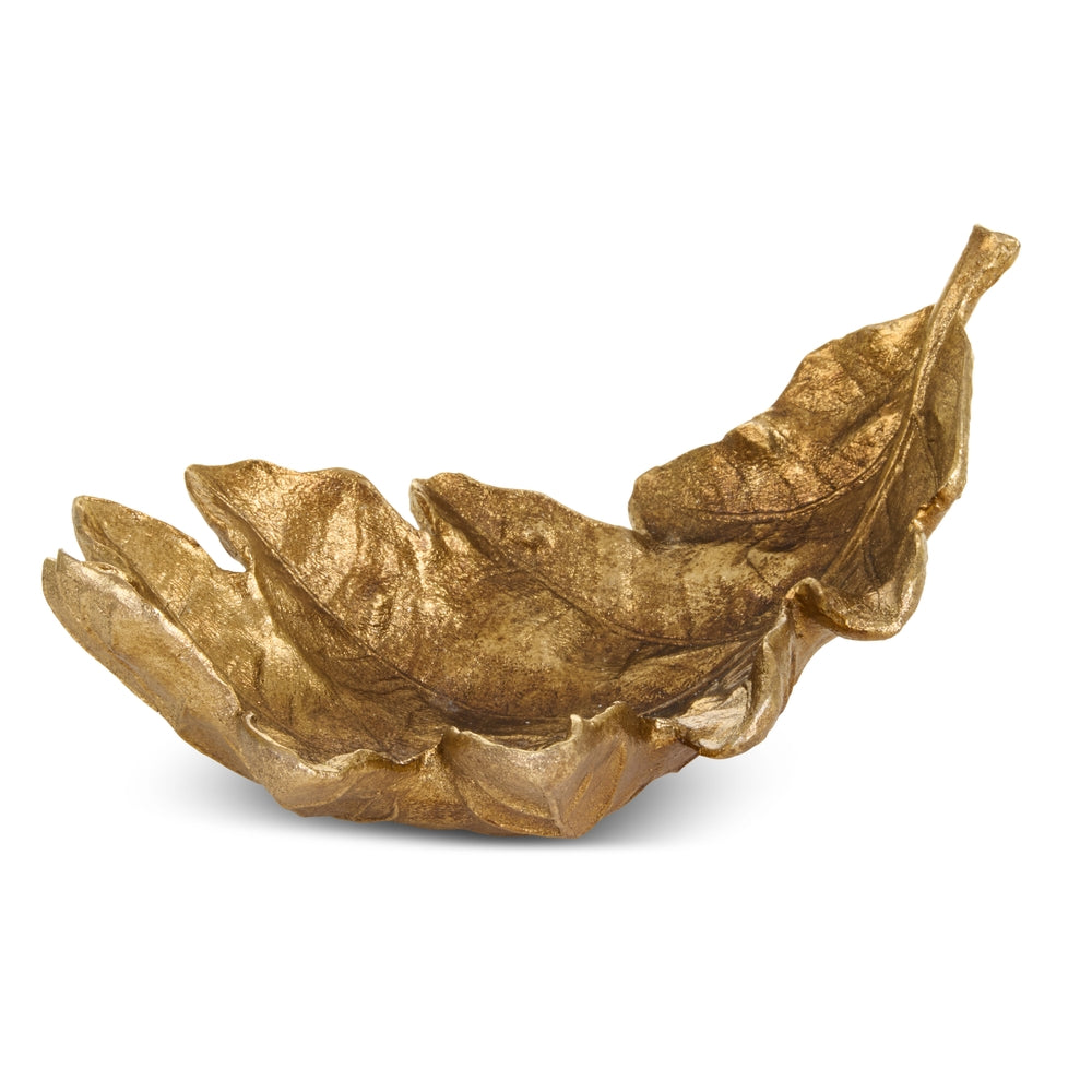 Gold Oak Leaf Tray