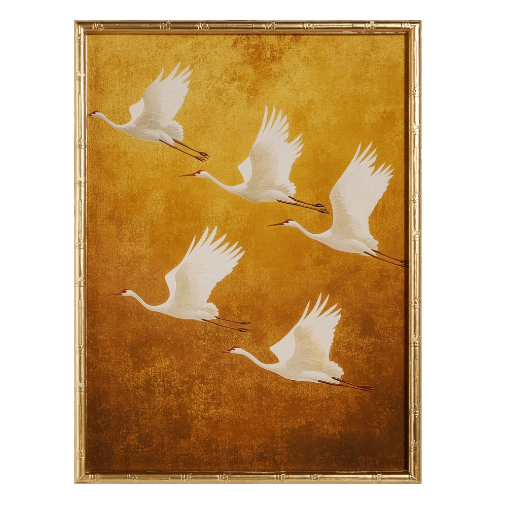 Flight Of The Egrets Wall Art - 27.75"
