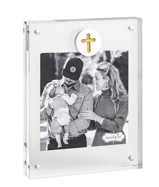 Cross Medallion Acrylic Frames (3 Colors)