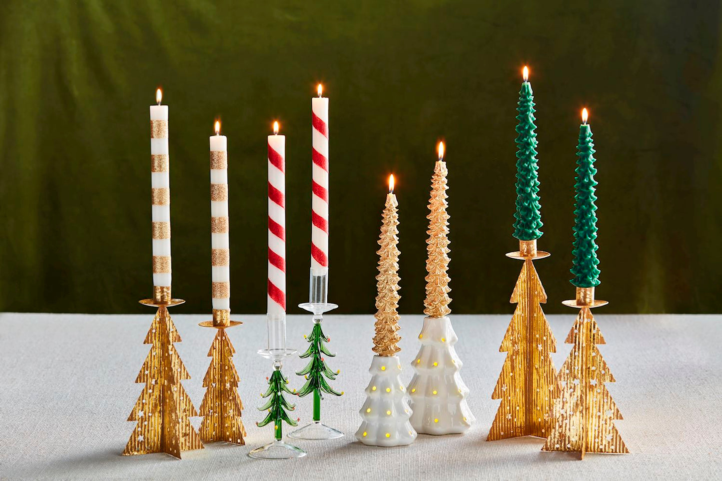 Tree & Stripe Taper Sets (4 Styles)