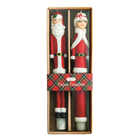 Mr. & Mrs. Claus Taper Set