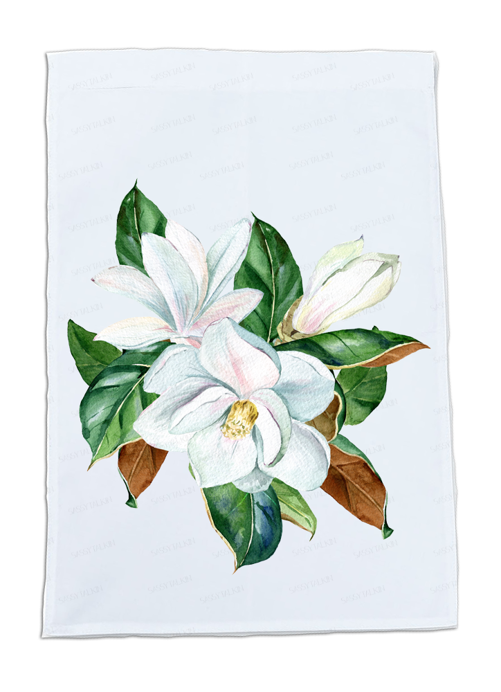 Flower, Dish Towel, Magnolia set: Magnolia 2
