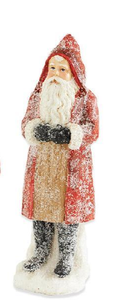 Sugared Santa Figurines ( 3 styles) 8"