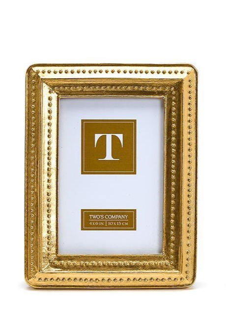 Gold Beaded Edge Photo Frame (3 Sizes)
