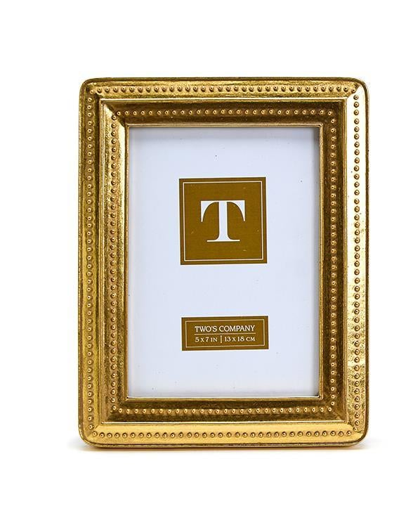Gold Beaded Edge Photo Frame (3 Sizes)