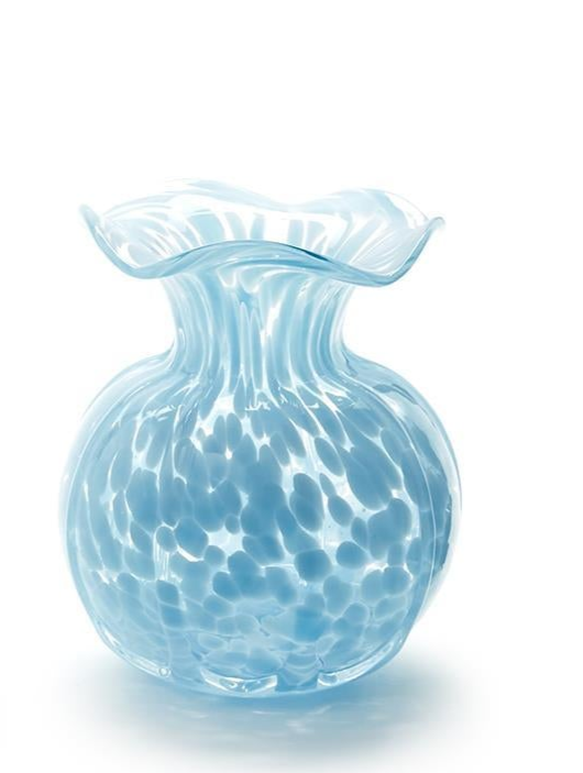Ruffled Edge Spotted Vase ( 3 Colors)