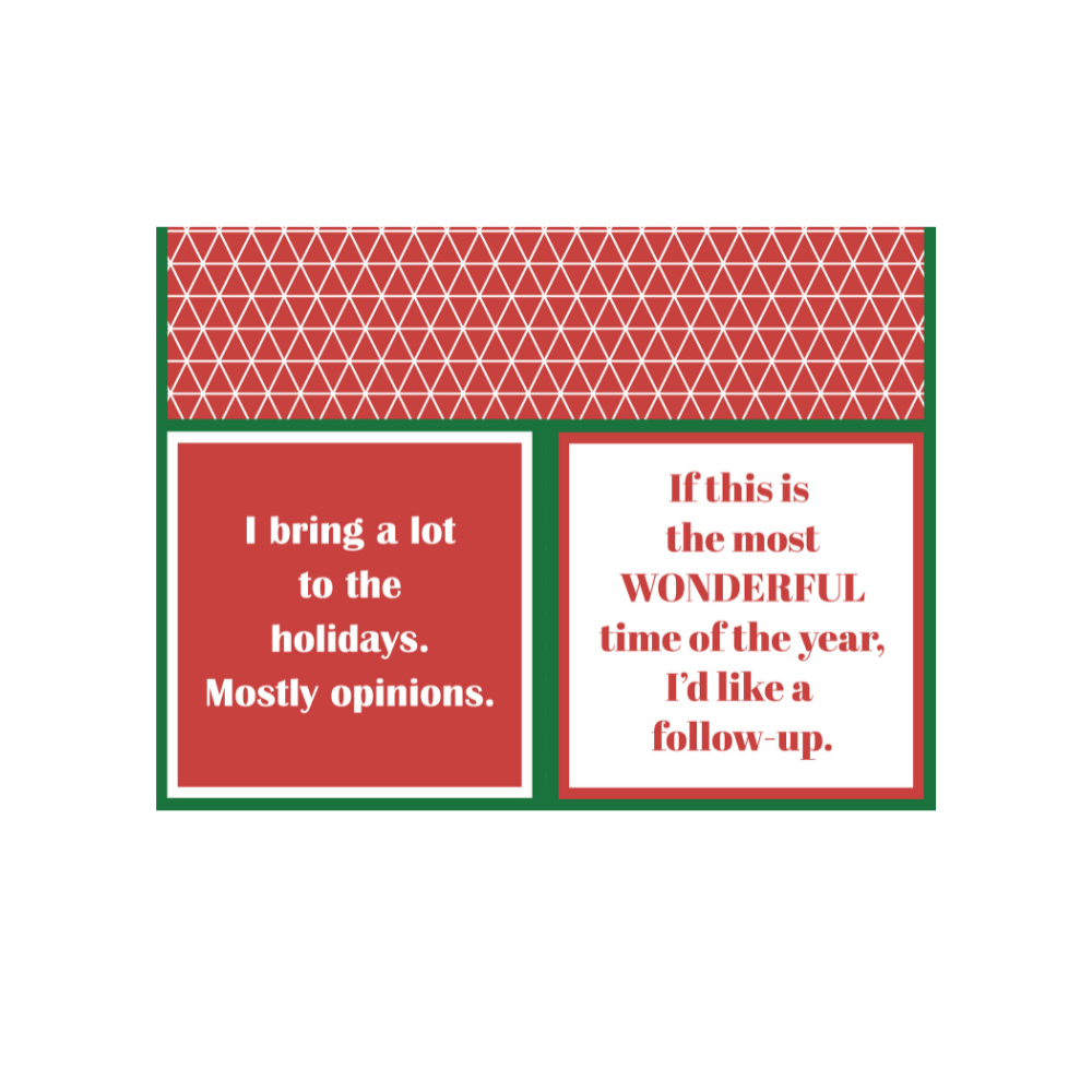 NAPKIN Xmas Most Wonderful Time | Funny Christmas Gift