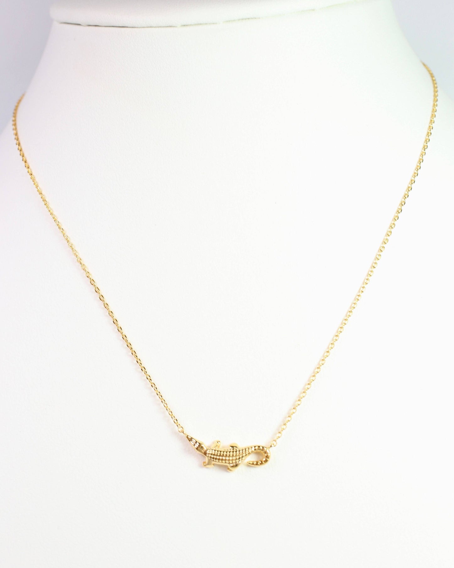 Alligator Necklace Gold: Default