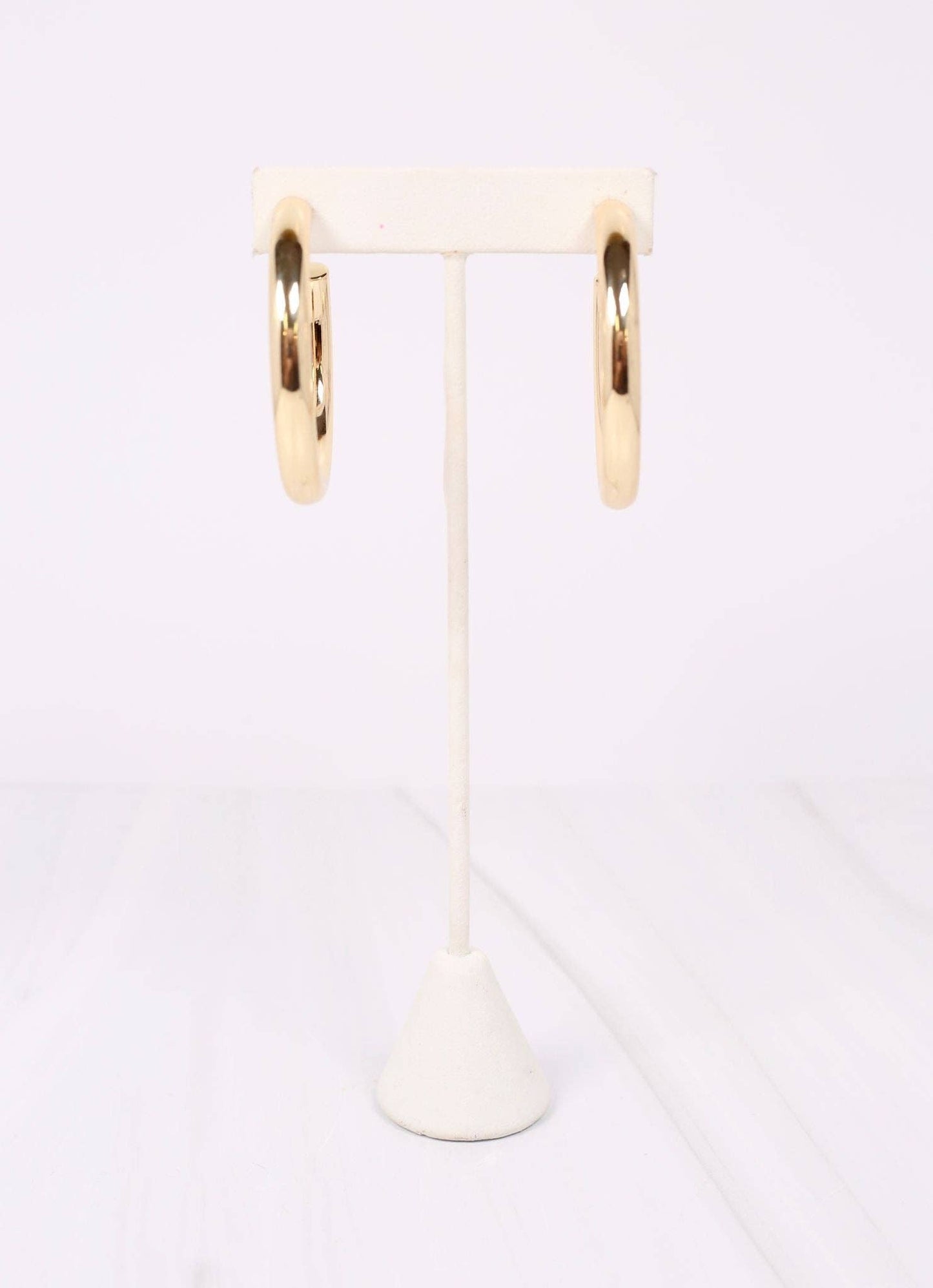 Perrineau Hoop Earring GOLD: Default