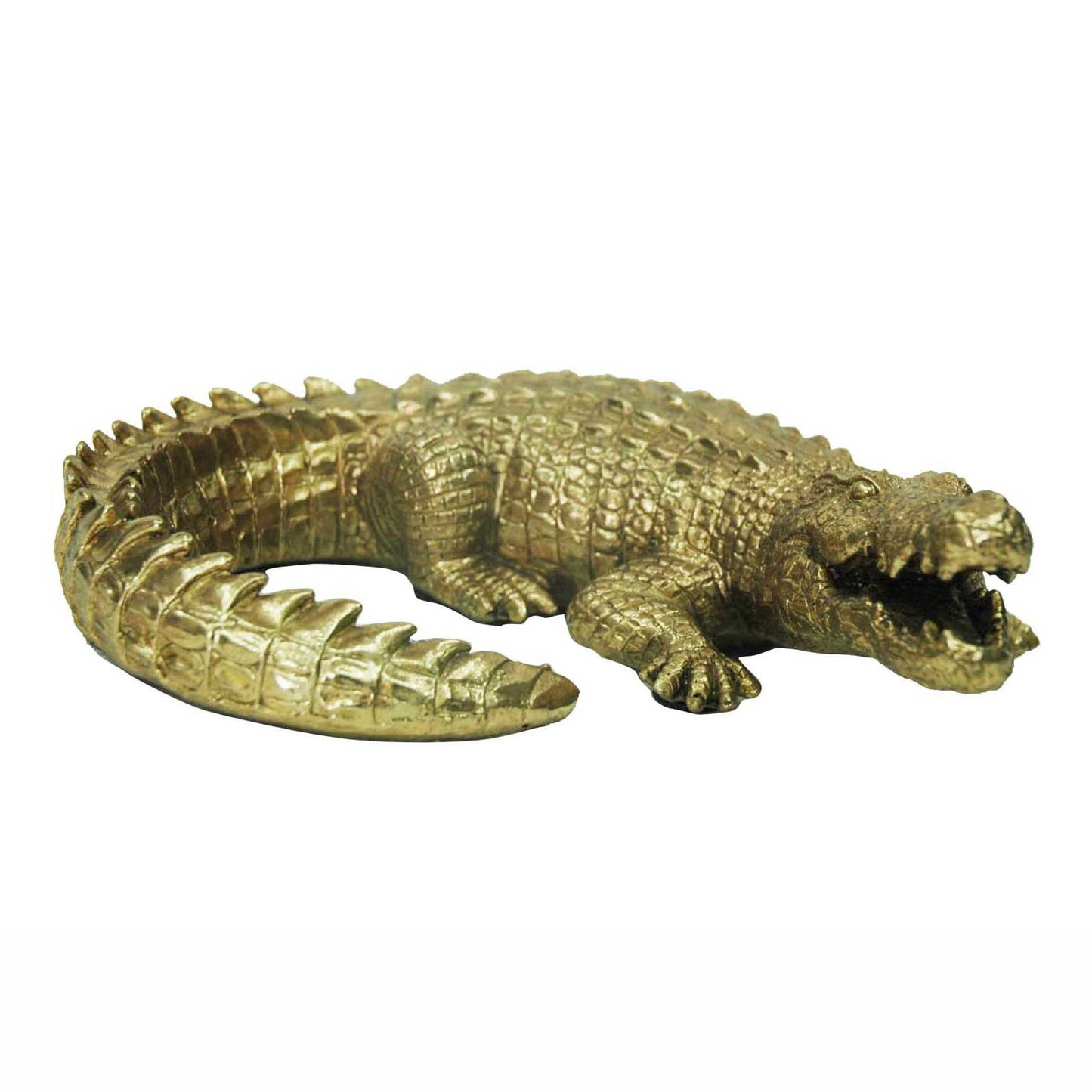 Gold Crocodile Decor