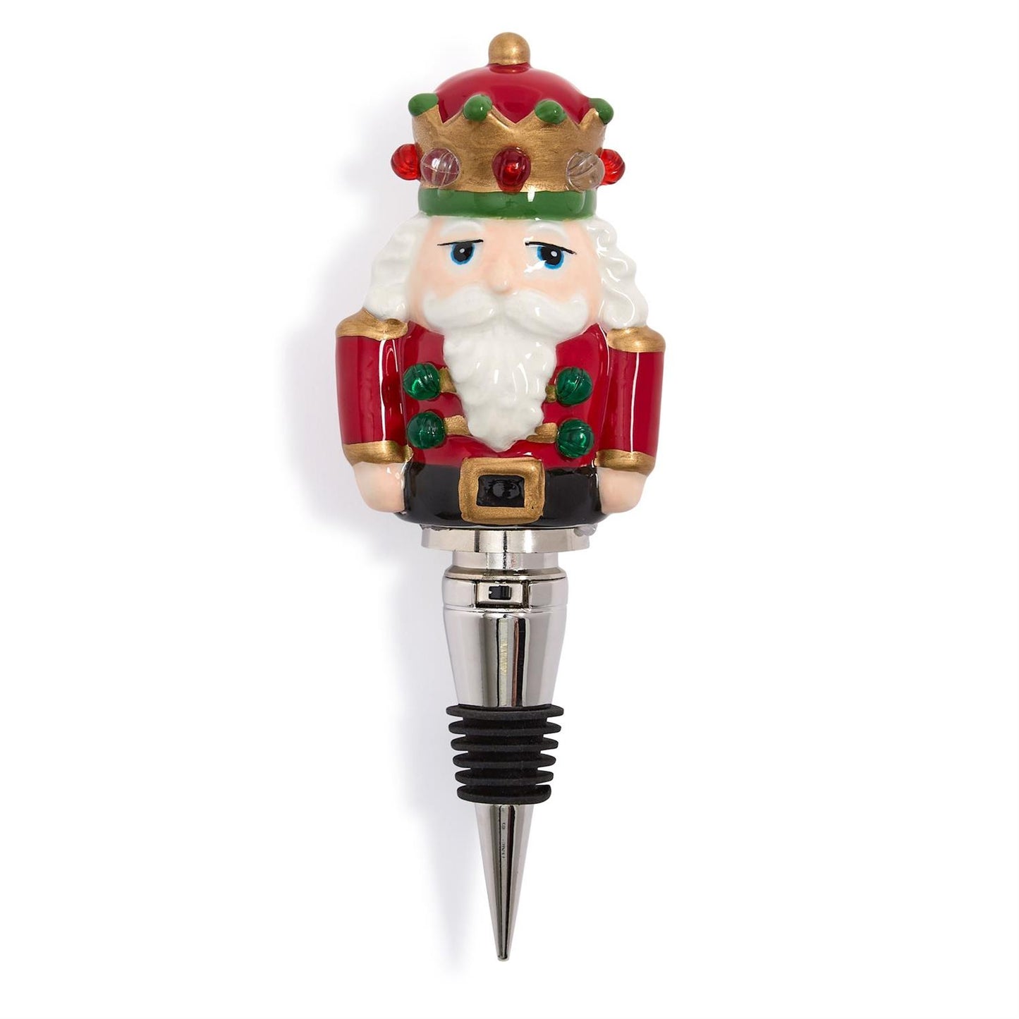 Light - Up LED Nutcracker Bottle Stopper in Gift Box