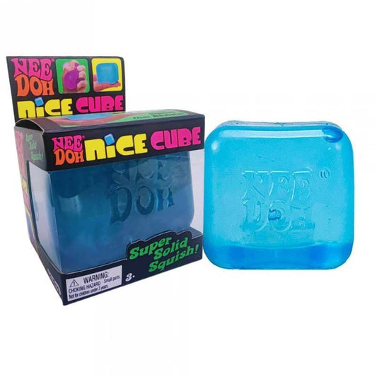 PRE*ORDER NEE DOH - Nice cube Squishy Toy Stress Relief Toy: Nice Cube-blue