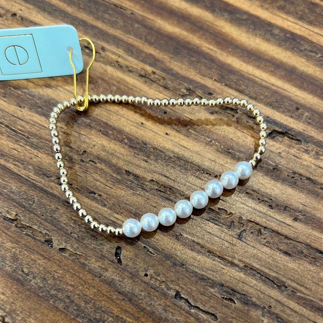 Classic Sterling Beaded Bliss 3mm Bead Bracelet-6mm Sterling main image 1