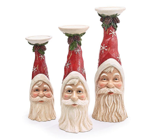Santa Candleholder (3 Sizes)
