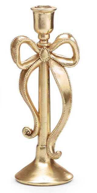 Gold Bow Candleholders (2 Sizes)