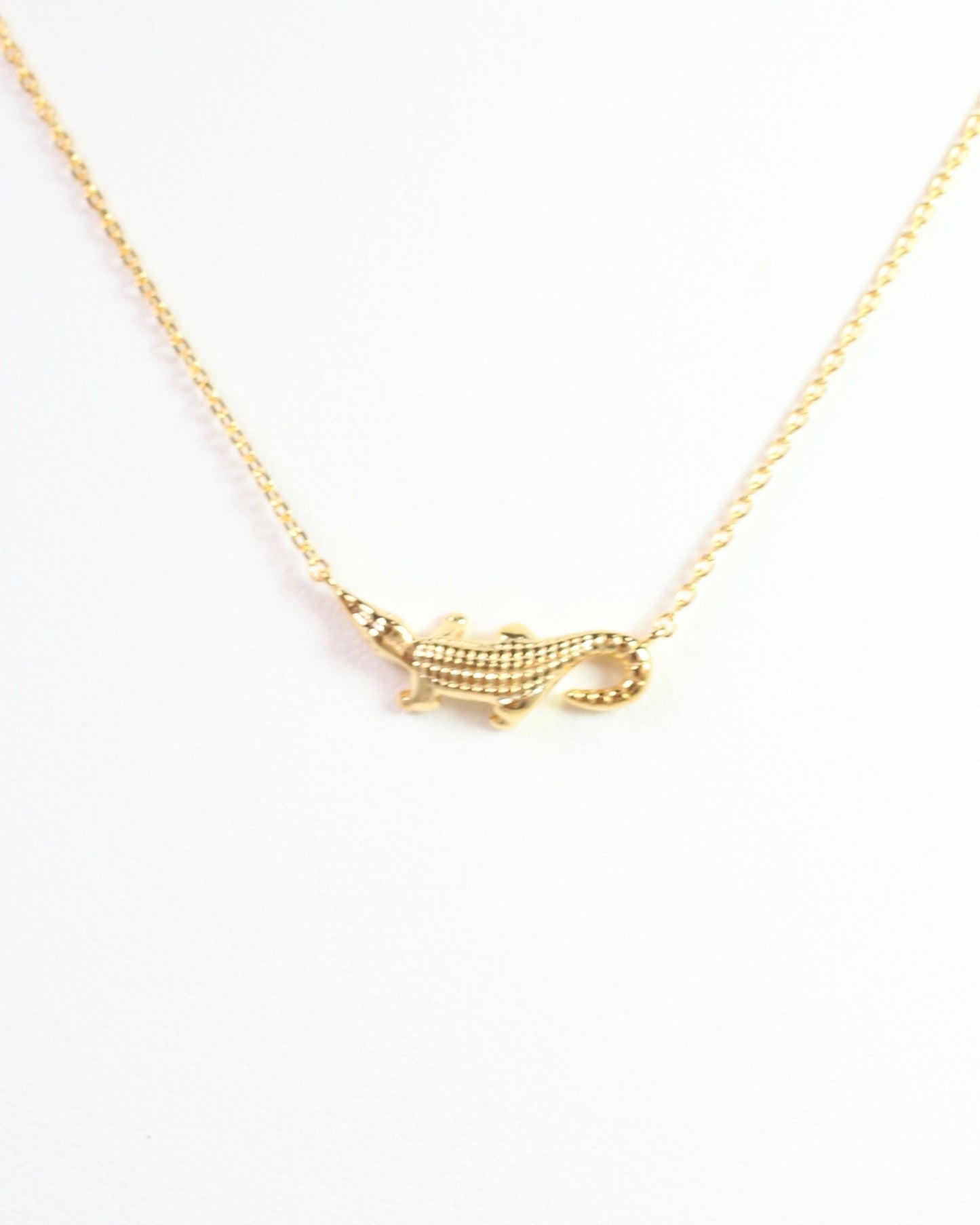 Alligator Necklace Gold: Default