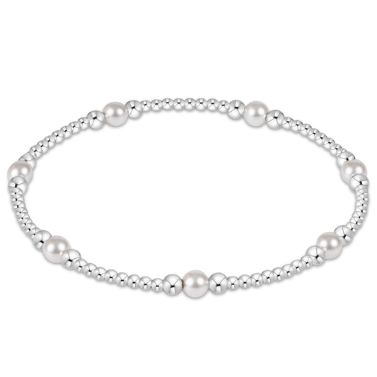 Purpose Pearl 4mm Sterling Bracelet